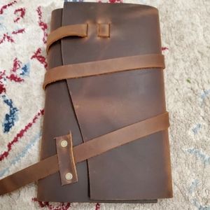 Portland leather wrap journal